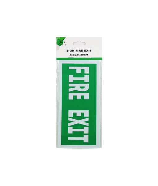 Fire Exit Sign 9x20cm