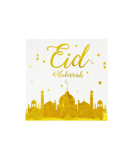 Eid Hot Stamping Napkins 33 x 33cm 20pcs