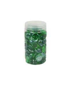 Green Glass Gems 500g 17-19mm