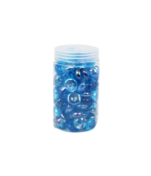 Aqua Glass Gems 500g 17-19mm