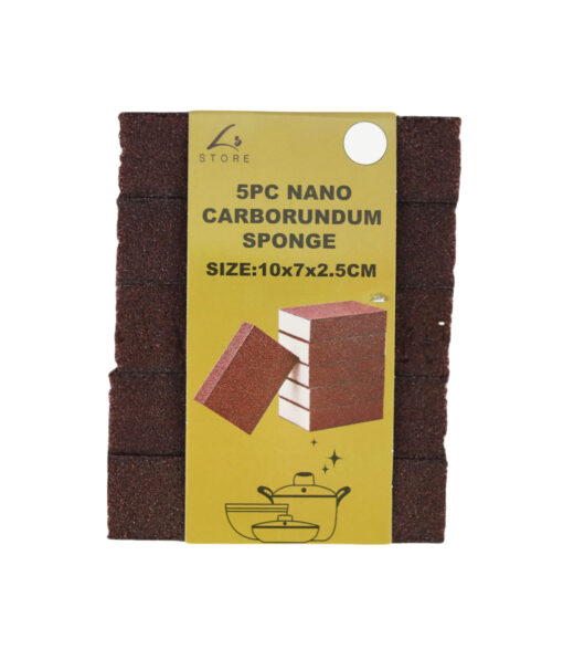 Nano Carborundum Sponge 5pc 10x7x2.5cm