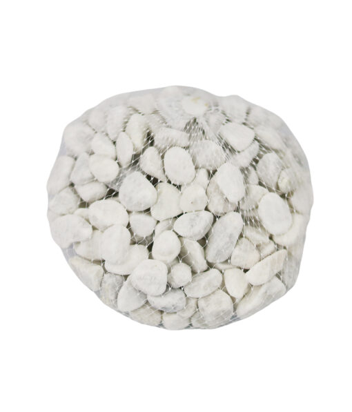 White Natural Pebbles 1-2cm 1000g