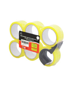 Packing Tape 5cmx50m 6pc with 1 dispenser