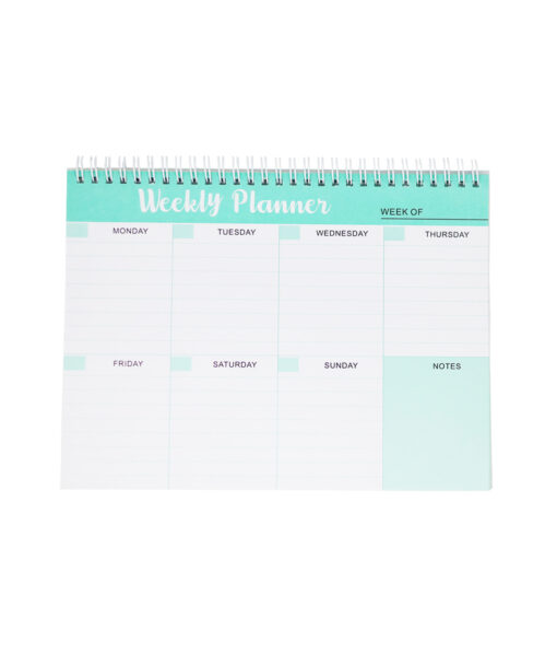 Weekly Planner Notebook 100sheets 1pc 25.5x19cm