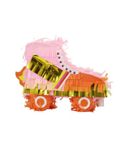 Pink Skates Pinata 20x17x6cm